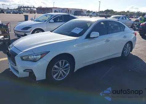 2017 Infiniti Q50 3.0T Premium from USA, damaged, VIN JN1EV7AP1HM741244